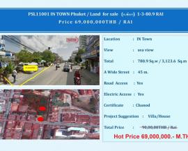 PSL11001 Land for sale in Phuket town 